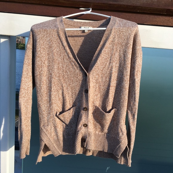 Madewell Landscape Cardigan Beige XS EUC - Picture 3 of 8